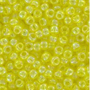 Toho seed beads 8/0 round Transparent-Rainbow Lemon - TR-08-175